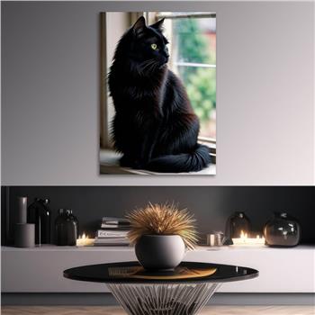 Dikey Doğa Temalı Cam Tablo 423