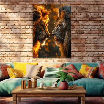 Dikey Doğa Temalı Cam Tablo 308