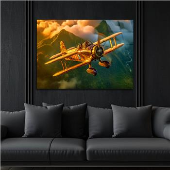 Yatay DoğaTemalı Cam Tablo 384