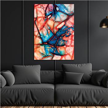 Kunst Thema auf bedrucktem Glas