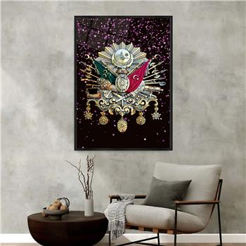 bedrucktes Glas mit Aluminiumrahmen und Nation Themen 