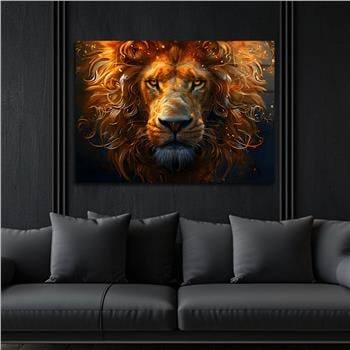 Yatay Doğa Temalı Cam Tablo 488