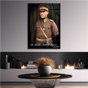 Dikey VatanTemalı Cam Tablo 172