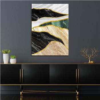 Dikey Sanat Temalı Cam Tablo 384