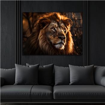 Yatay Doğa Temalı Cam Tablo 493