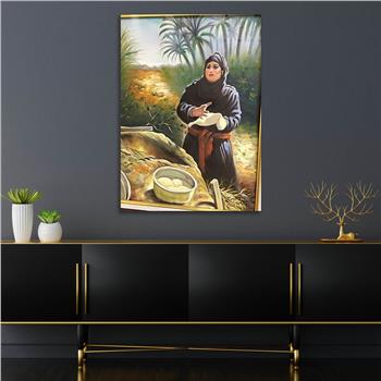 Kunst Thema auf bedrucktem Glas