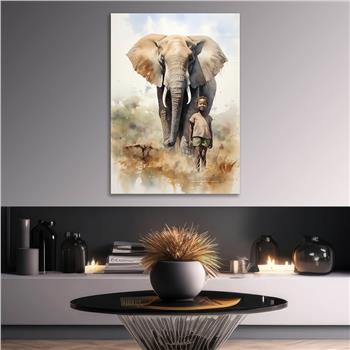 Dikey Doğa Temalı Cam Tablo 408