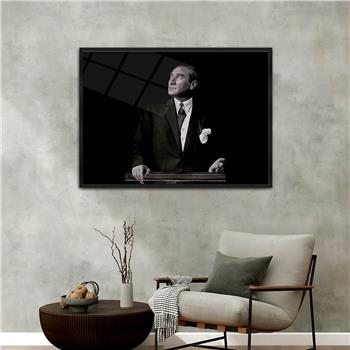 Aluminum-Framed National-Themed Tempered Glass Wall Art 011