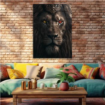 Dikey Doğa Temalı Cam Tablo 336