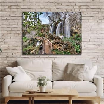 Thema Natur auf bedrucktem Glas