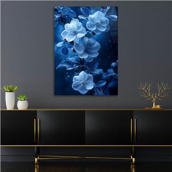 Dikey Sanat Temalı Cam Tablo 457