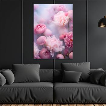 Dikey Sanat Temalı Cam Tablo 415