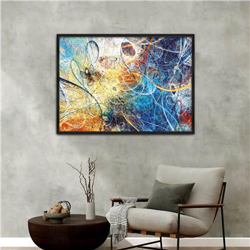 bedrucktes Glas mit Aluminiumrahmen und Kunst Themen 