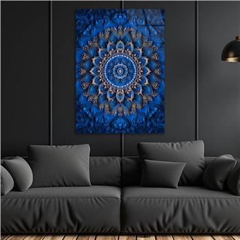 Dikey Sanat Temalı Cam Tablo 586