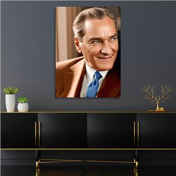 Dikey VatanTemalı Cam Tablo 271