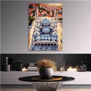 Dikey Dini Temalı Cam Tablo 279