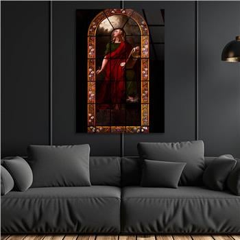 Kunst Thema auf bedrucktem Glas