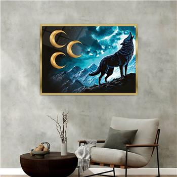 Aluminum-Framed National-Themed Tempered Glass Wall Art 025