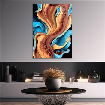 Kunst Thema auf bedrucktem Glas