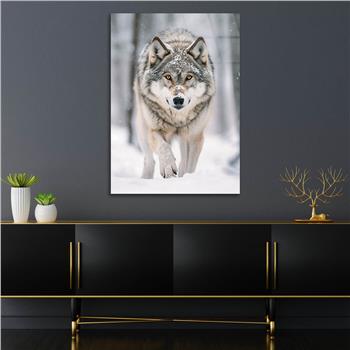 Dikey Doğa Temalı Cam Tablo 440