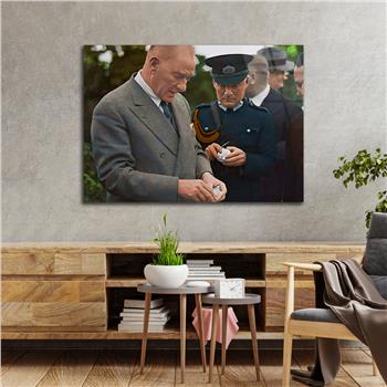 Yatay VatanTemalı Cam Tablo 101