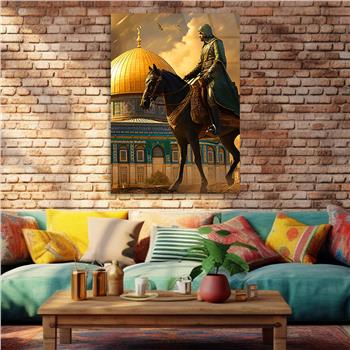 Dikey Dini Temalı Cam Tablo 275