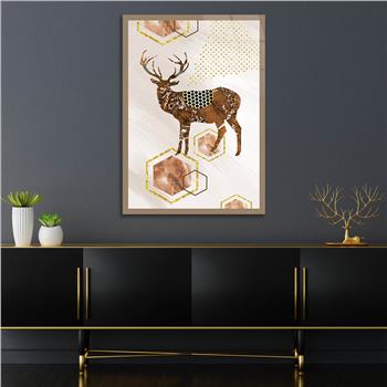 Dikey Sanat Temalı Cam Tablo 338