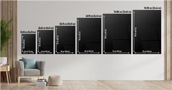 Religiöses Thema auf bedrucktem Glas