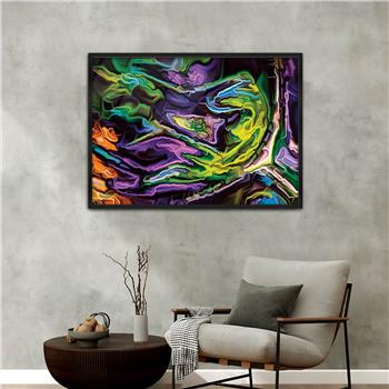 bedrucktes Glas mit Aluminiumrahmen und Kunst Themen 