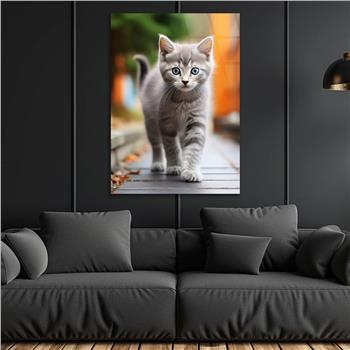 Dikey Doğa Temalı Cam Tablo 414