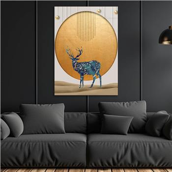 Kunst Thema auf bedrucktem Glas