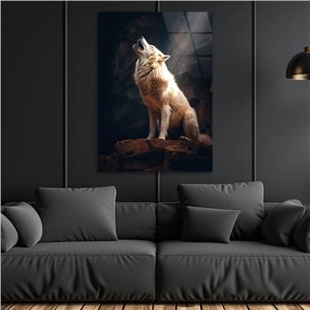 Dikey Doğa Temalı Cam Tablo 442