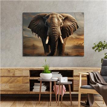 Yatay Doğa Temalı Cam Tablo 557