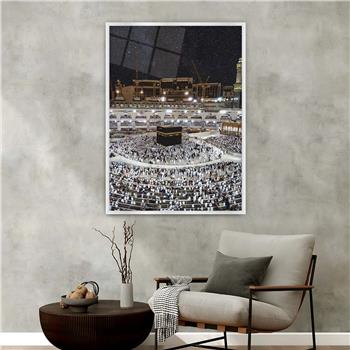 Alüminyum Çerçeveli Dini Temalı Cam Tablo 025