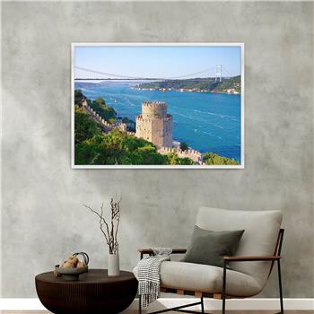 Aluminium Omlijste Natuur Thema Geharde Glasschilderij 080