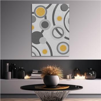 Dikey Sanat Temalı Cam Tablo 579