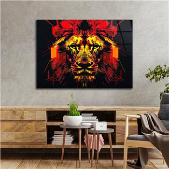 Yatay Doğa Temalı Cam Tablo 523