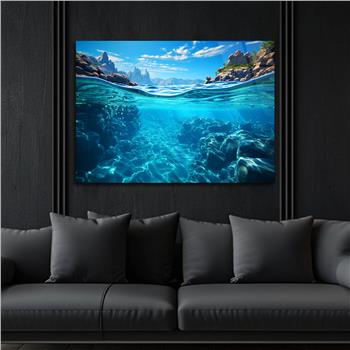 Yatay DoğaTemalı Cam Tablo 410