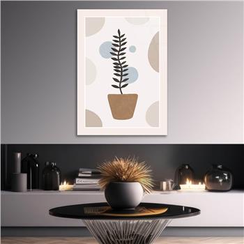 Dikey Sanat Temalı Cam Tablo 375