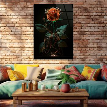 Thema Natur auf bedrucktem Glas