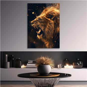 Dikey Doğa Temalı Cam Tablo 359