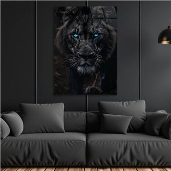 Dikey Doğa Temalı Cam Tablo 355