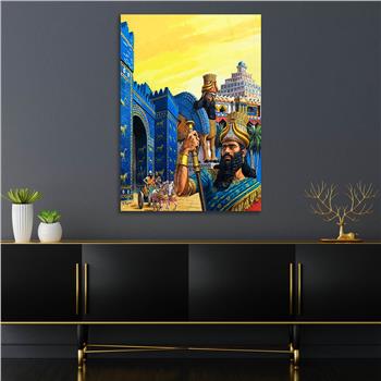 Kunst Thema auf bedrucktem Glas