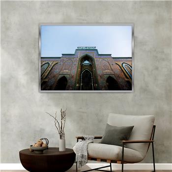 لوحة زجاجية ديني مع اطار ألمنيوم