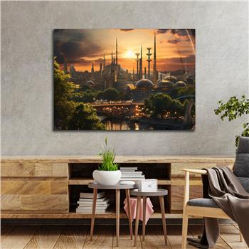 Yatay DoğaTemalı Cam Tablo 422