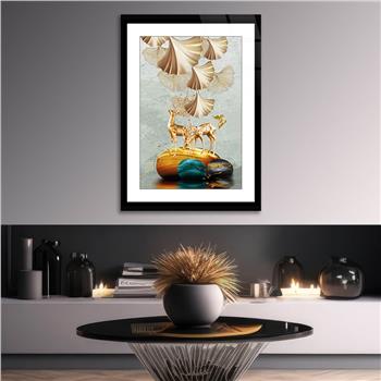 Kunst Thema auf bedrucktem Glas