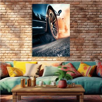 Dikey Doğa Temalı Cam Tablo 288