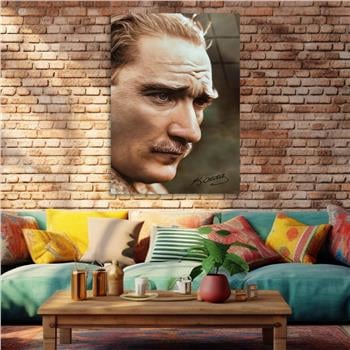 Dikey VatanTemalı Cam Tablo 267