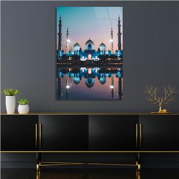 ŞEYH ZAYED CAMİİ GÖRSELLİ CAM TABLO