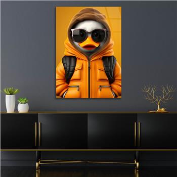 Dikey Doğa Temalı Cam Tablo 446